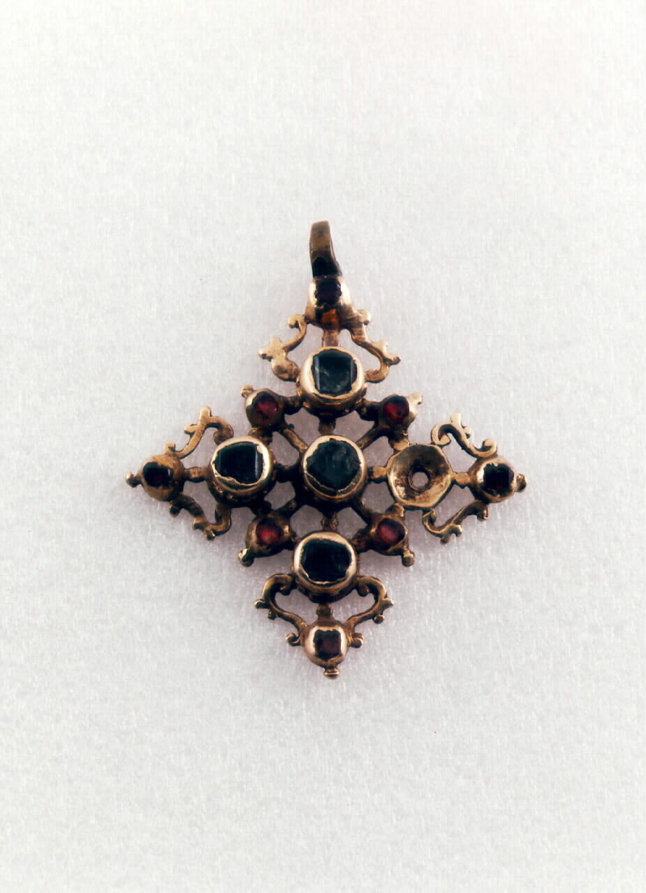 croce pettorale - bottega siciliana (sec. XIX)