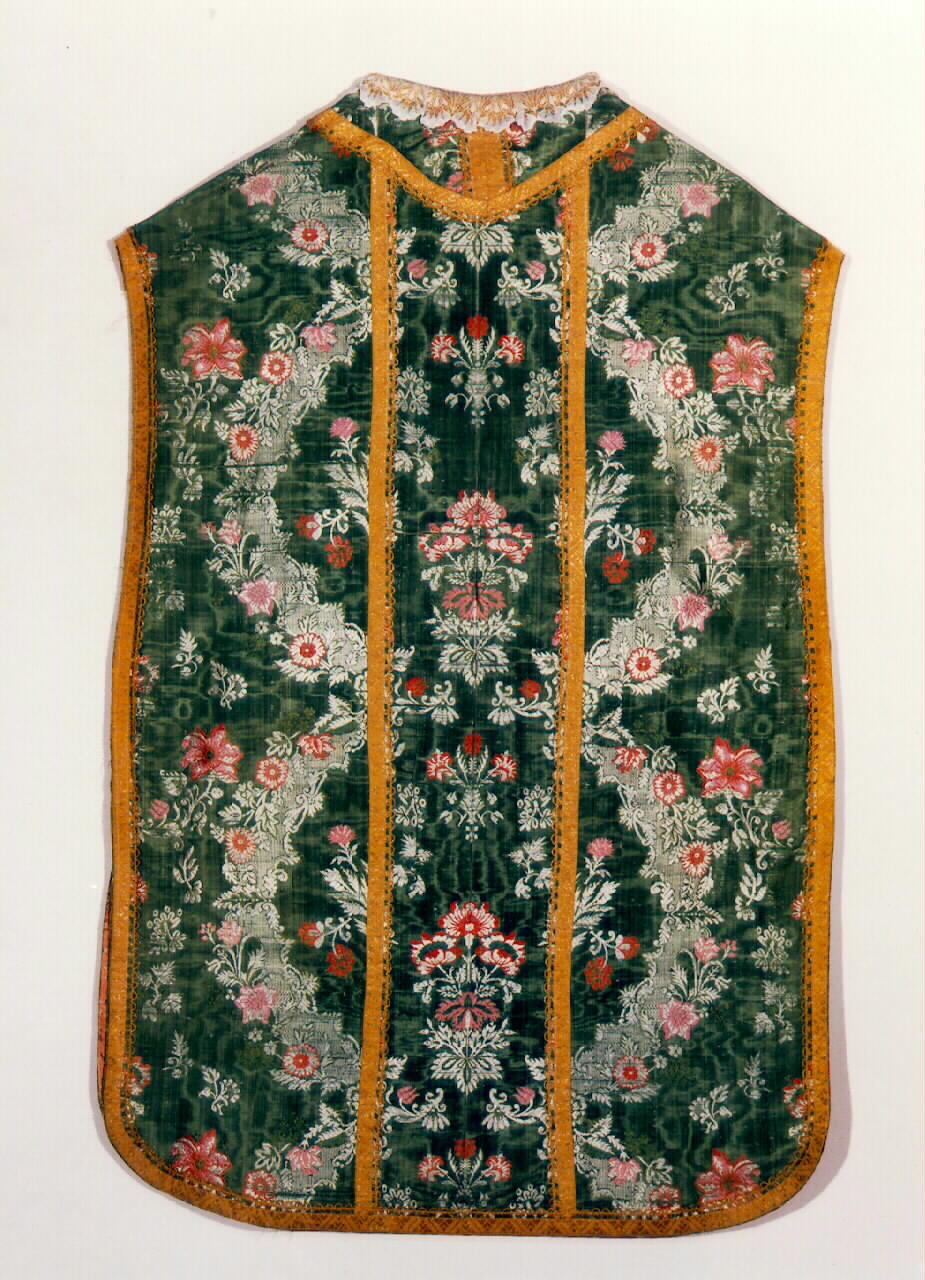 pianeta - manifattura siciliana (ultimo quarto sec. XVIII)