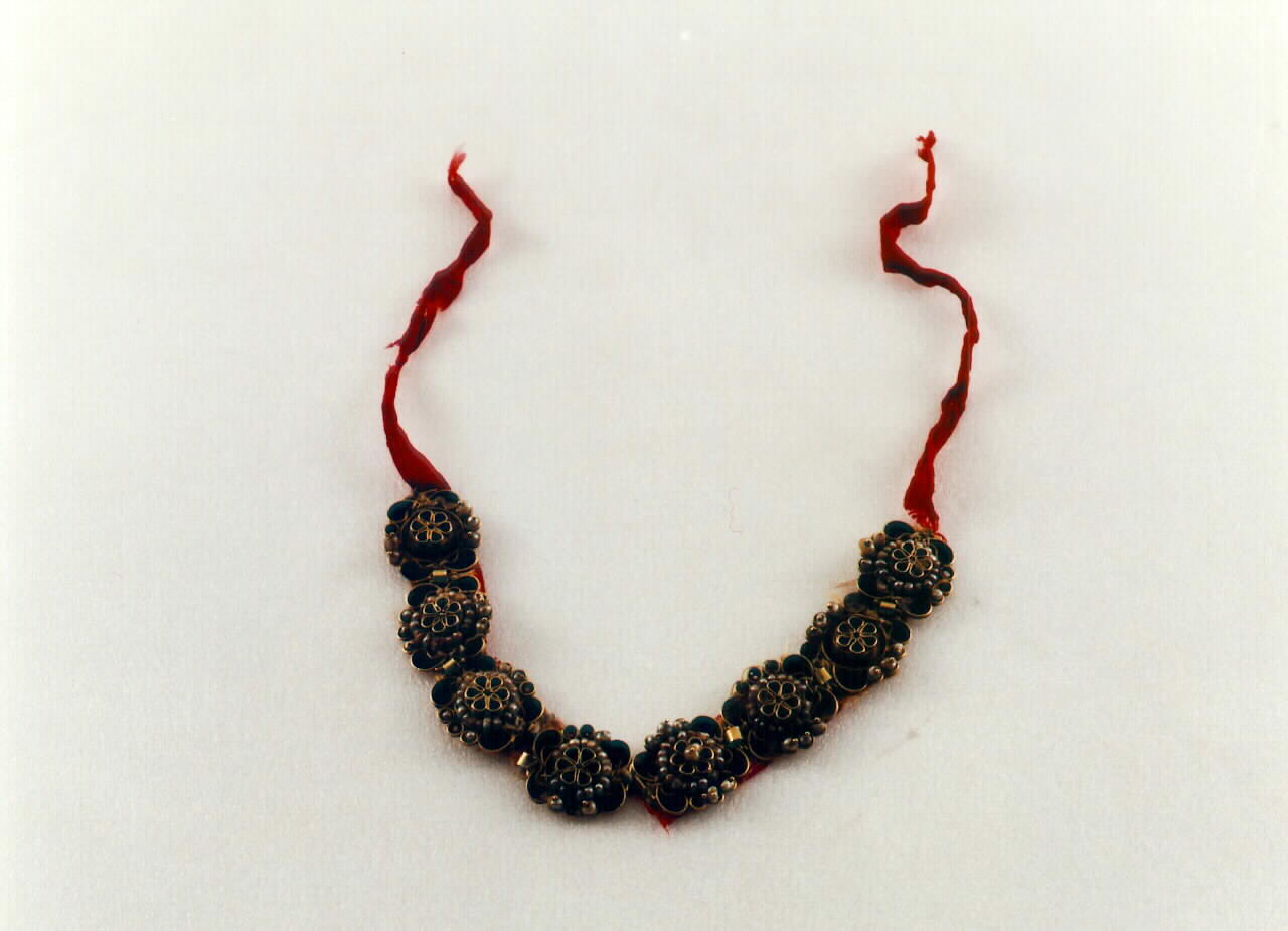 bracciale (addobbo di statua) - bottega siciliana (sec. XIX)