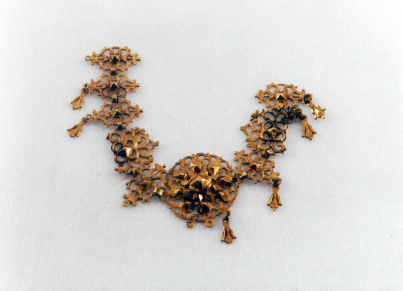 bracciale (addobbo di statua) - bottega siciliana (sec. XIX)