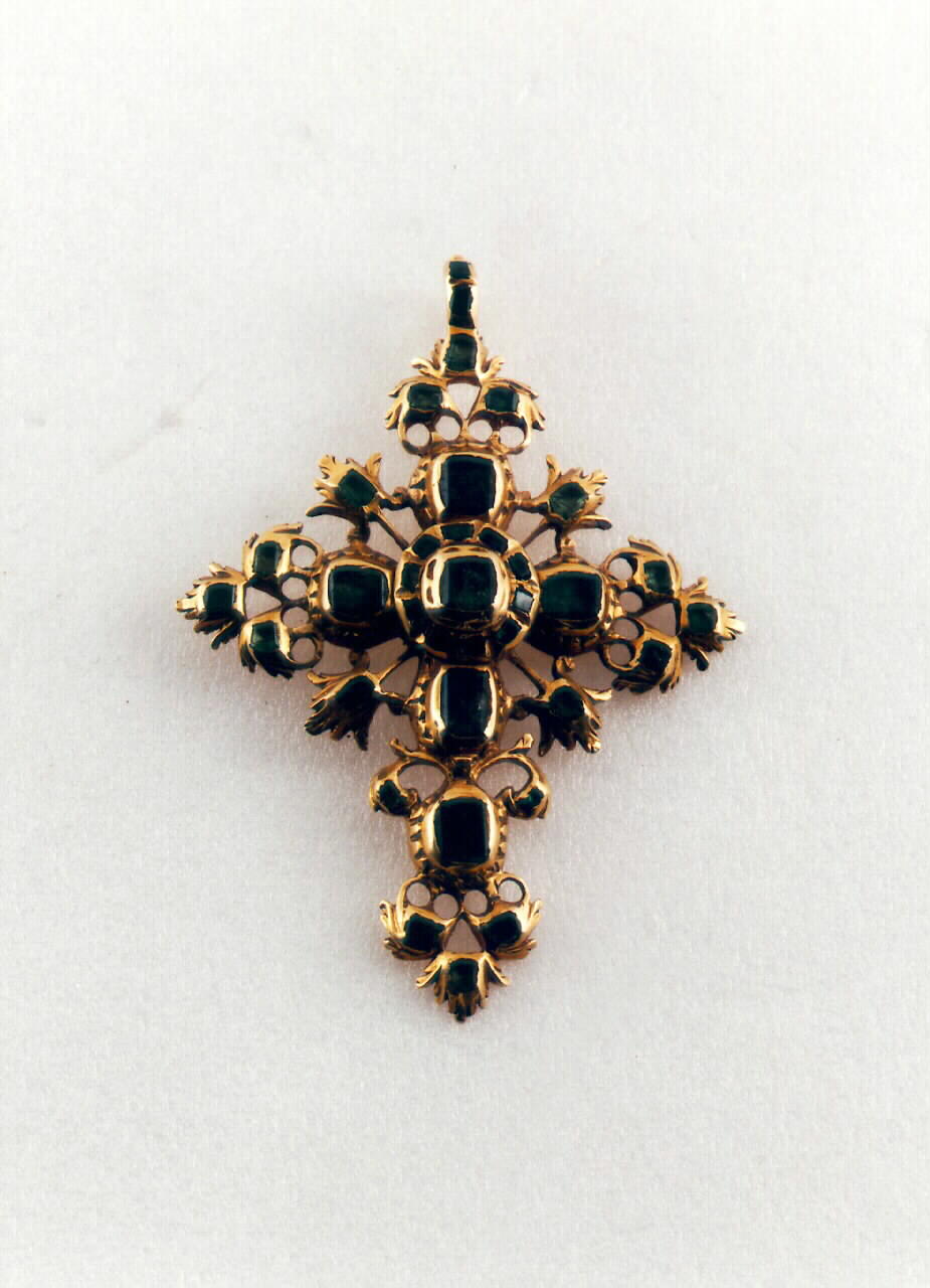 croce pettorale - bottega siciliana (sec. XIX)