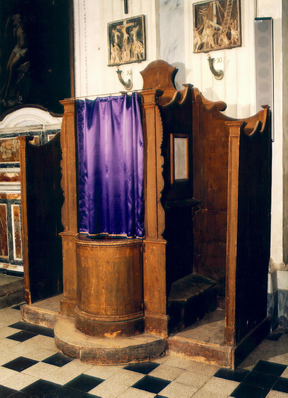 confessionale, serie - produzione siciliana (fine sec. XIX)