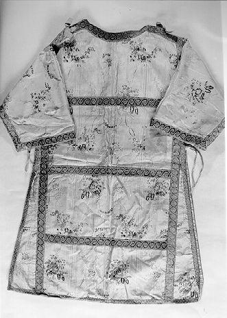 tunicella, serie - manifattura italiana (ultimo quarto sec. XVIII)