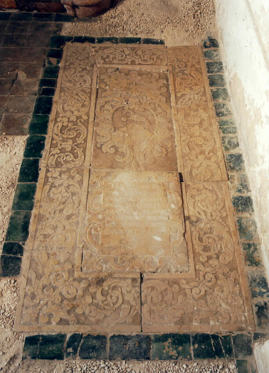 lapide - sepolcrale - ambito siciliano (sec. XVII)