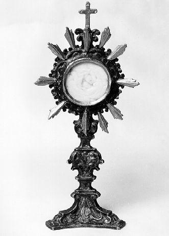 reliquiario - a ostensorio - bottega toscana (?) (metà sec. XVIII)