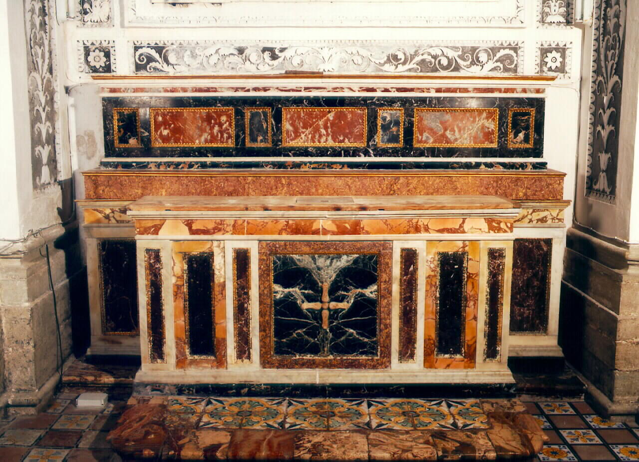 altare - a blocco, serie - ambito siciliano (Prima metà sec. XIX)