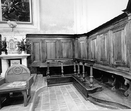 stalli del coro - bottega toscana (sec. XIX)