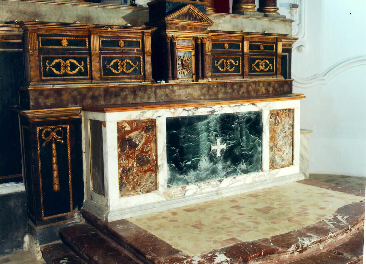 altare maggiore - produzione siciliana (fine sec. XVIII)