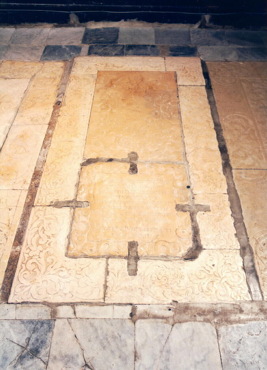 lapide - sepolcrale - ambito siciliano (sec. XVII)