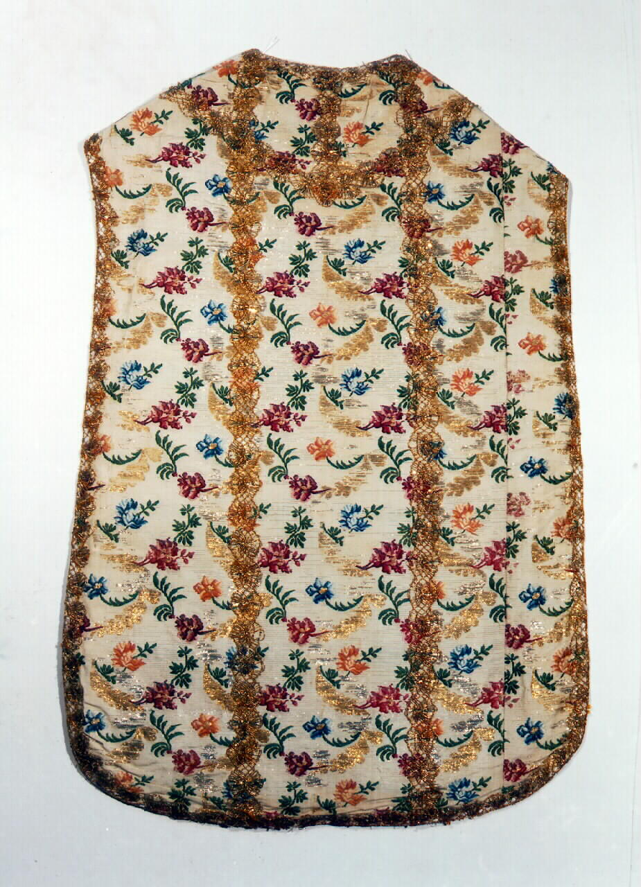 pianeta - manifattura siciliana (Prima metà sec. XIX)