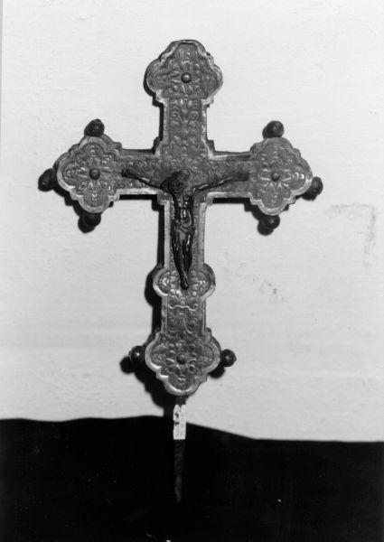 croce processionale - bottega lucchese (sec. XIX)