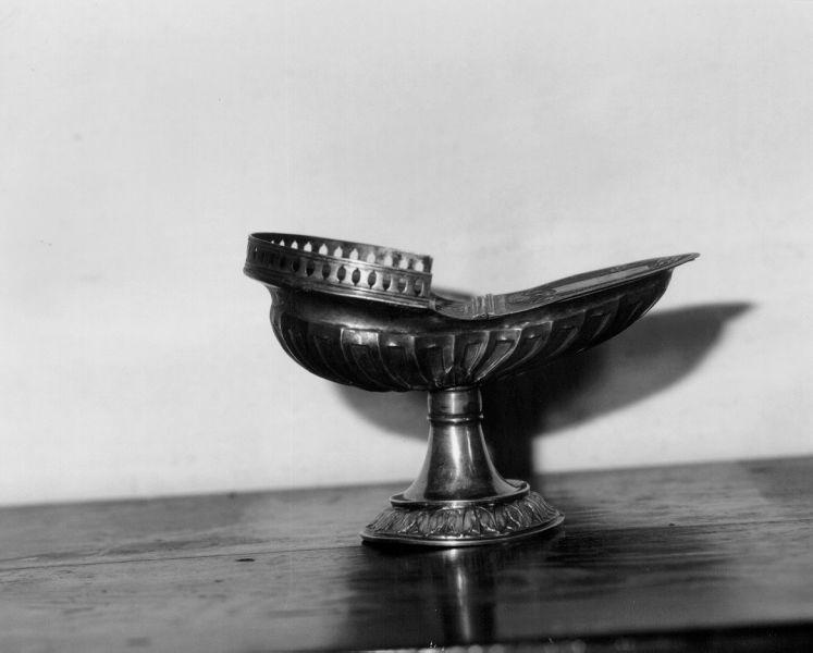 navicella portaincenso - bottega lucchese (sec. XIX)