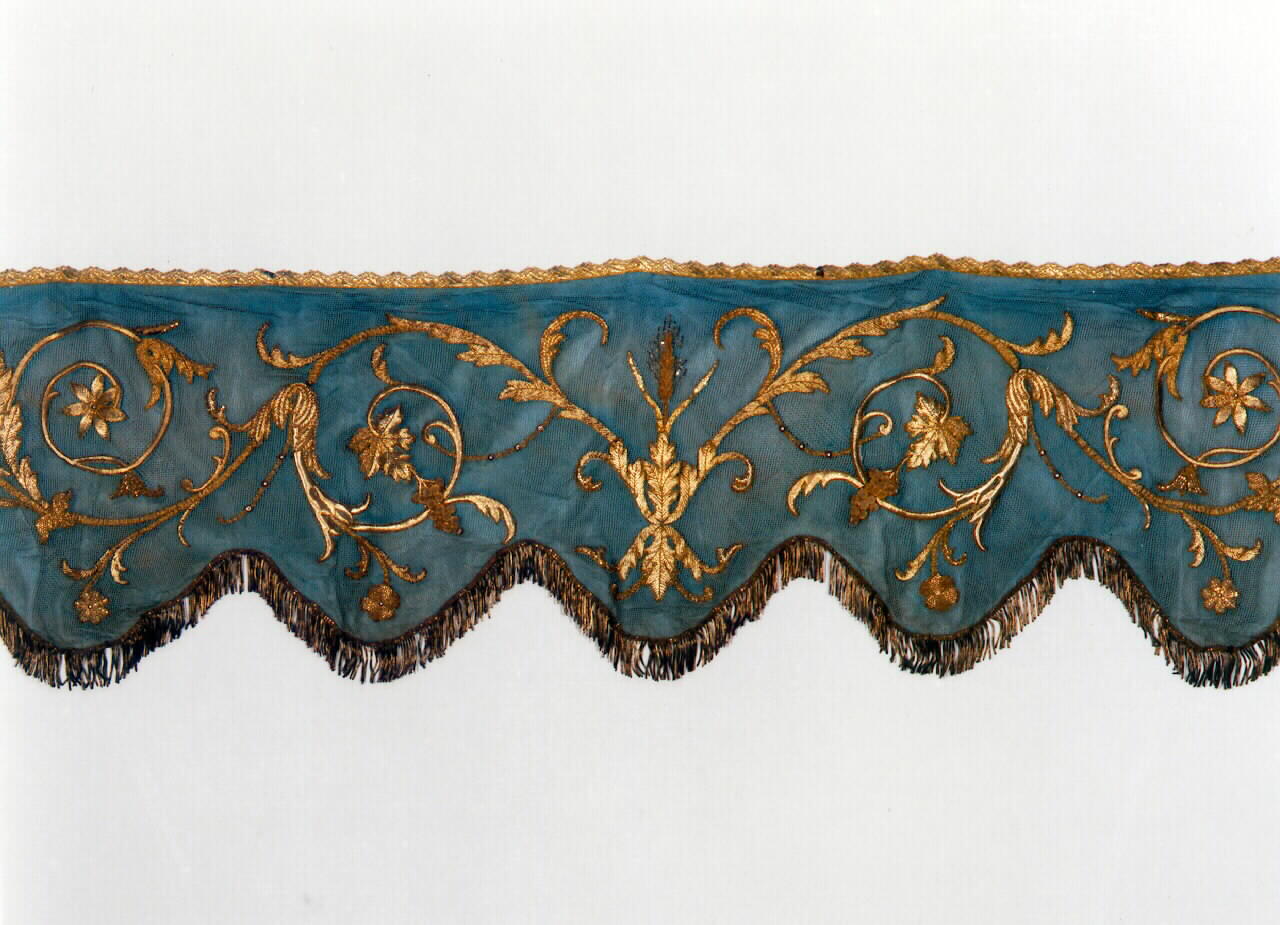 guarnizione di tovaglia d'altare - manifattura siciliana (Prima metà sec. XIX)