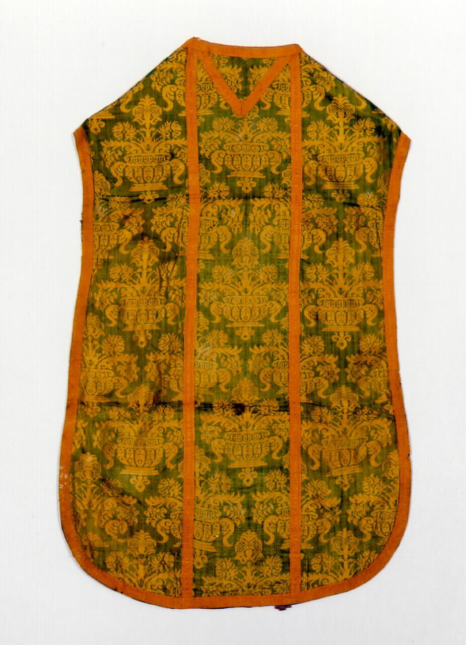 pianeta - manifattura siciliana (Seconda metà sec. XIX)