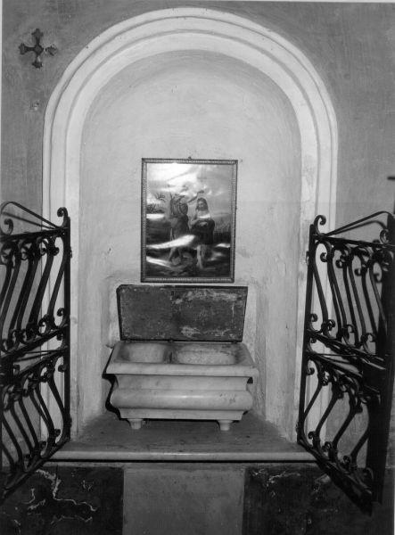 fonte battesimale - bottega toscana (sec. XVIII)