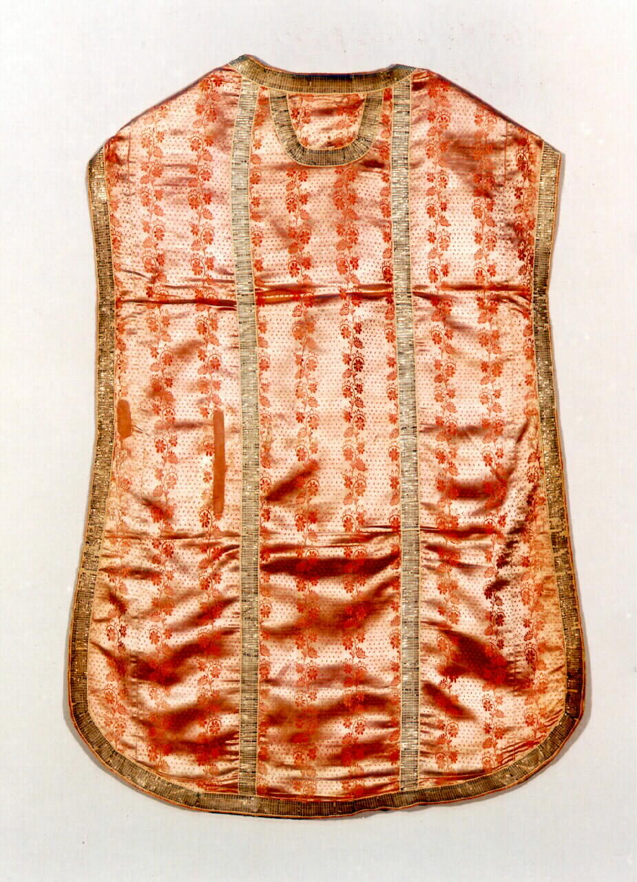 pianeta - manifattura siciliana (Seconda metà sec. XIX)