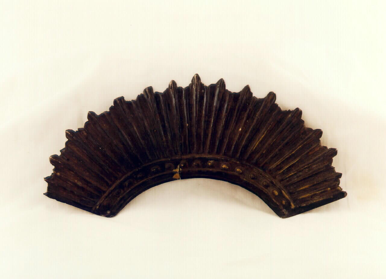 aureola da dipinto - bottega siciliana (Prima metà sec. XIX)