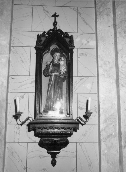 Sant'Antonio da Padova con il bambino (statua) - bottega italiana (prima metà sec. XX)