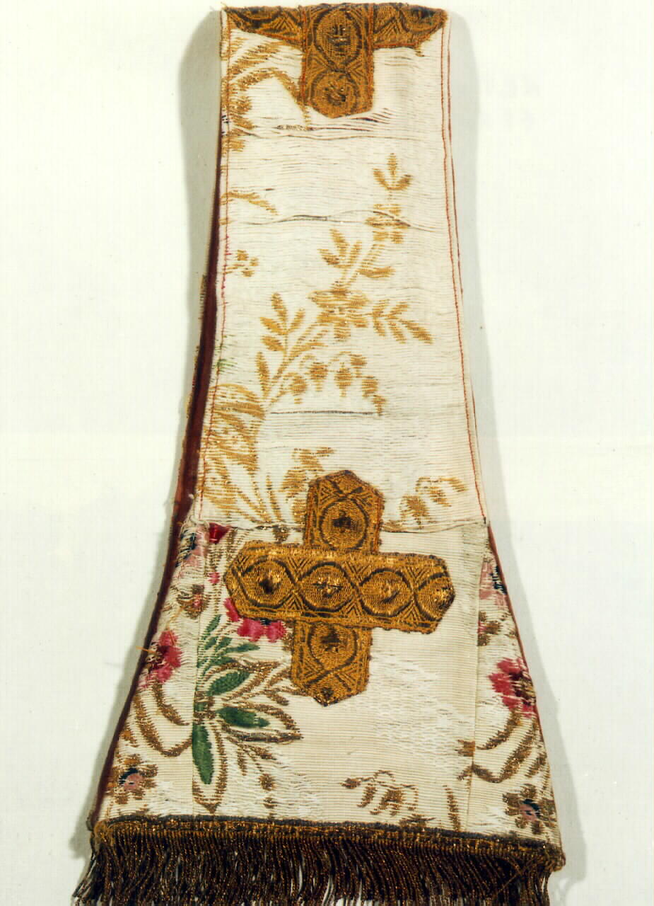 manipolo - manifattura siciliana (Prima metà sec. XIX)