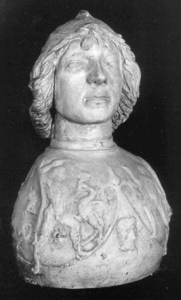 GUERRIERO (calco di scultura) - bottega italiana (seconda metà sec. XIX)