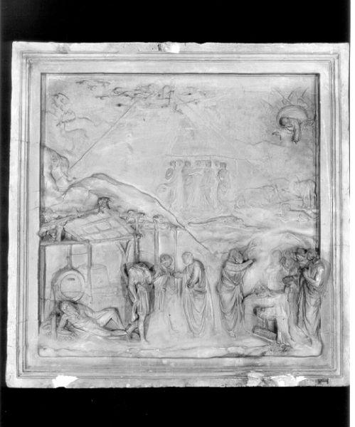 storia di Noè (calco di scultura) - bottega italiana (prima metà sec. XX)