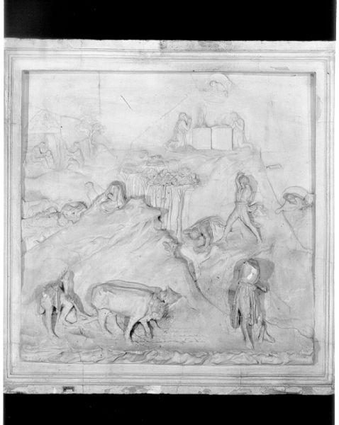 Caino e Abele (calco di scultura) - bottega italiana (prima metà sec. XX)