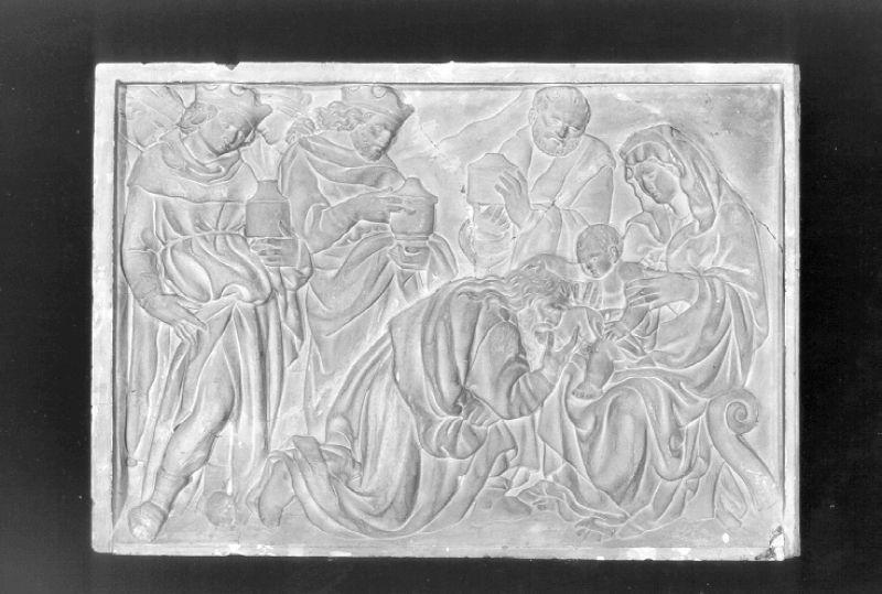 adorazione dei Re Magi (calco di scultura) - bottega italiana (sec. XX)