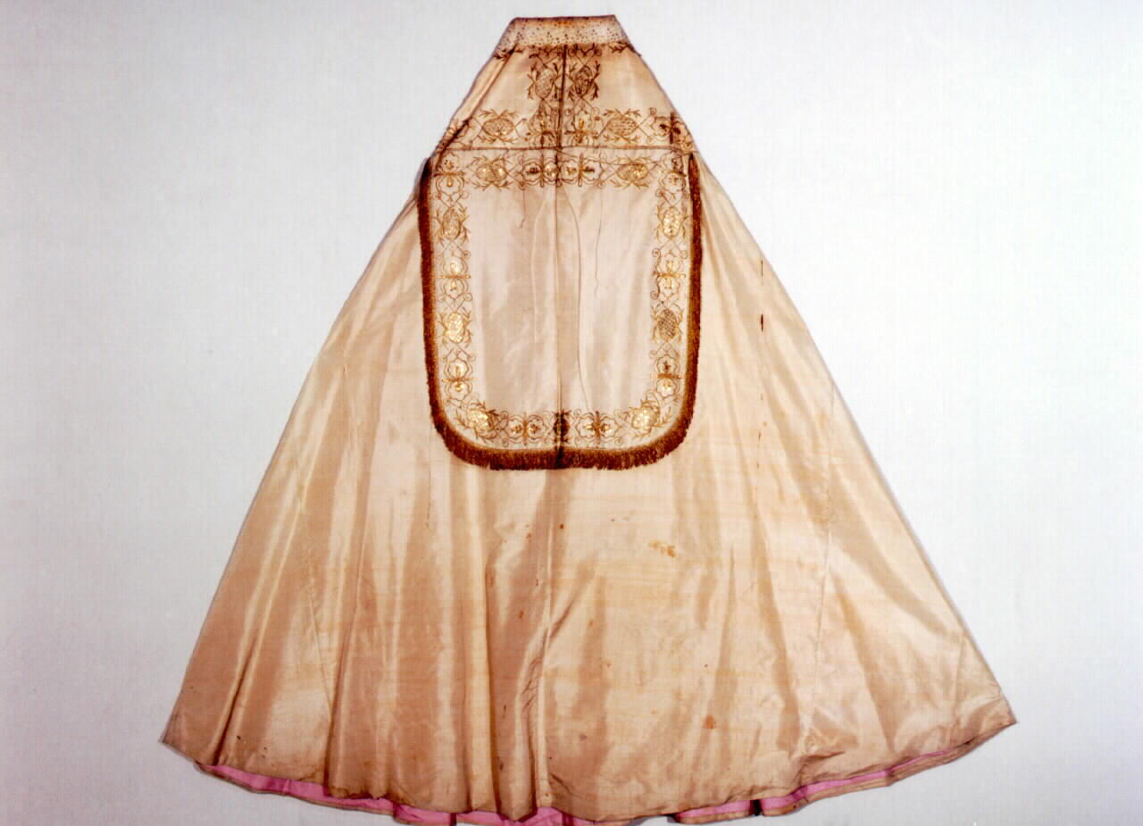 piviale, serie - manifattura siciliana (Seconda metà sec. XIX)