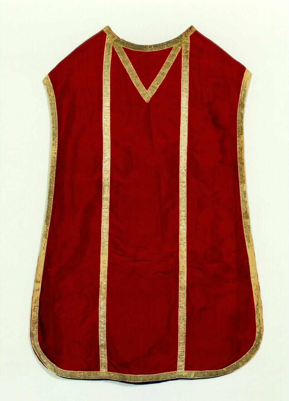 pianeta, serie - manifattura siciliana (Seconda metà sec. XIX)