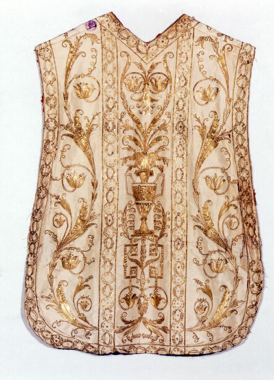 pianeta - manifattura siciliana (Prima metà sec. XIX)