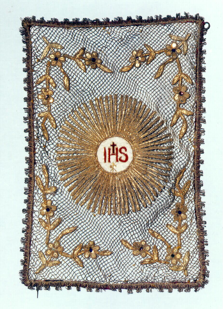 conopeo di tabernacolo - a cortina - manifattura siciliana (Seconda metà sec. XIX)