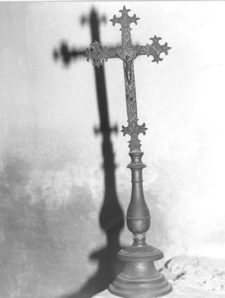 croce d'altare - bottega toscana (fine sec. XIX)