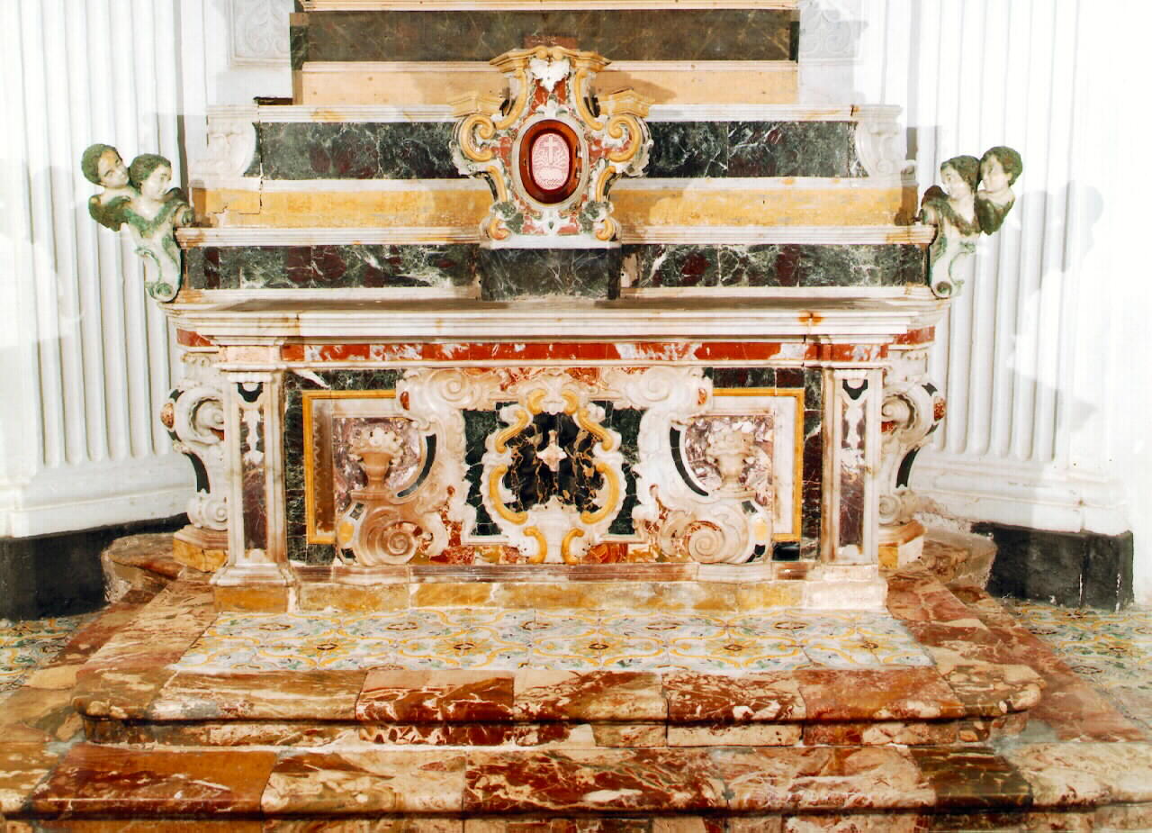 altare maggiore - ambito siciliano (Seconda metà sec. XVIII)