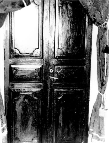 porta - a due battenti - bottega toscana (ultimo quarto sec. XVIII)