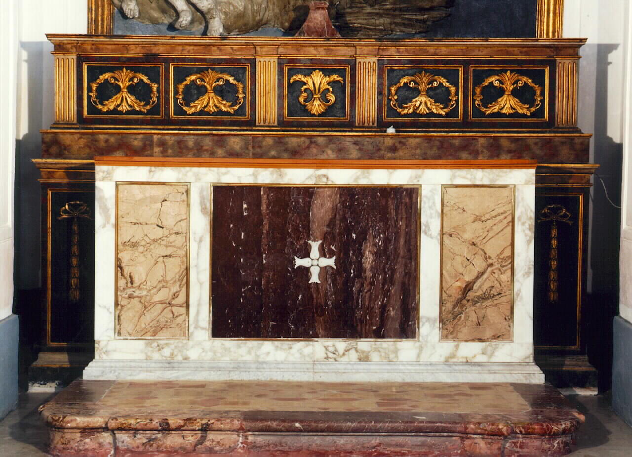 altare, serie - produzione siciliana (Seconda metà sec. XVIII)