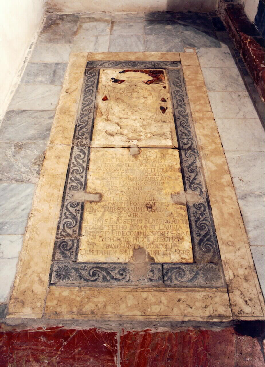 lapide - sepolcrale - ambito siciliano (sec. XIX)