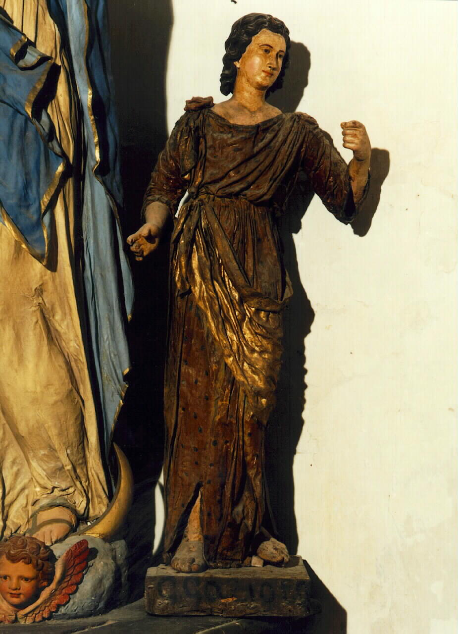 angelo (?) (statua) - ambito siciliano (Seconda metà sec. XVIII)