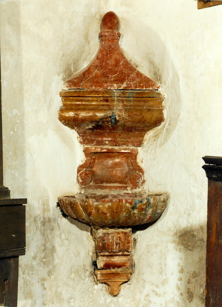LAVABO DA SACRESTIA - ambito siciliano (Prima metà sec. XVIII)