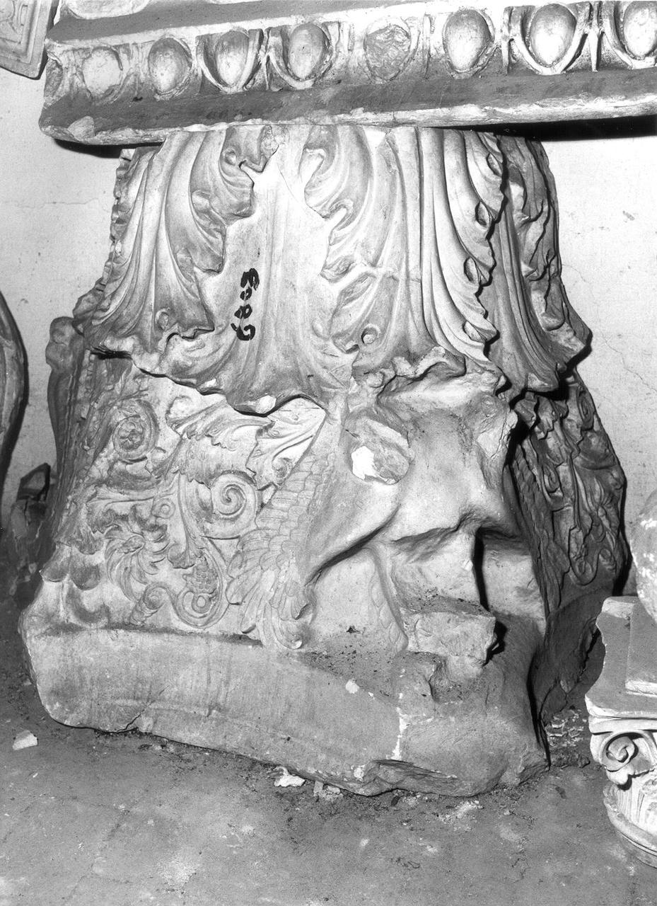 capitello composito - bottega italiana (seconda metà sec. XIX)