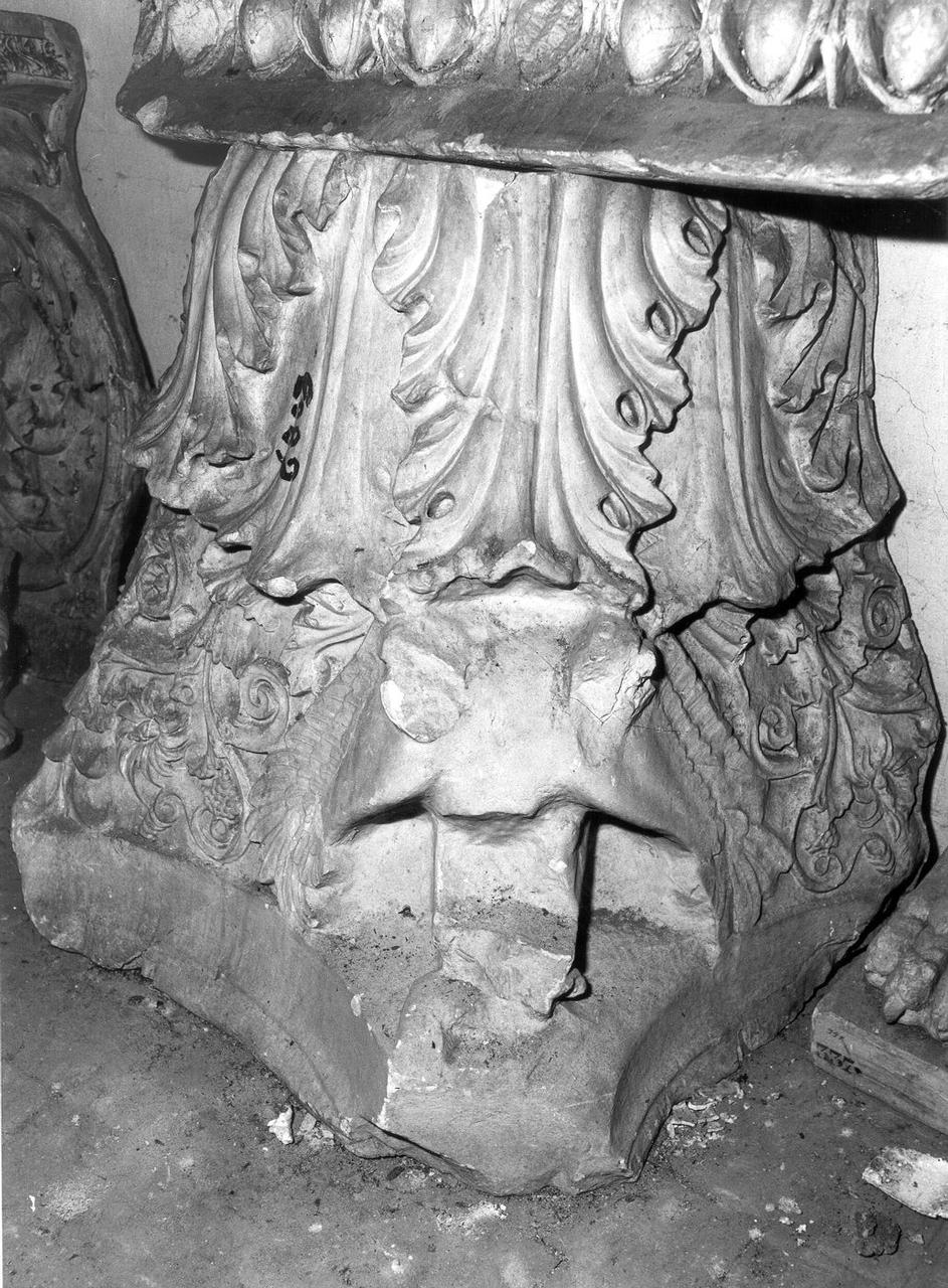 capitello composito - bottega italiana (seconda metà sec. XIX)