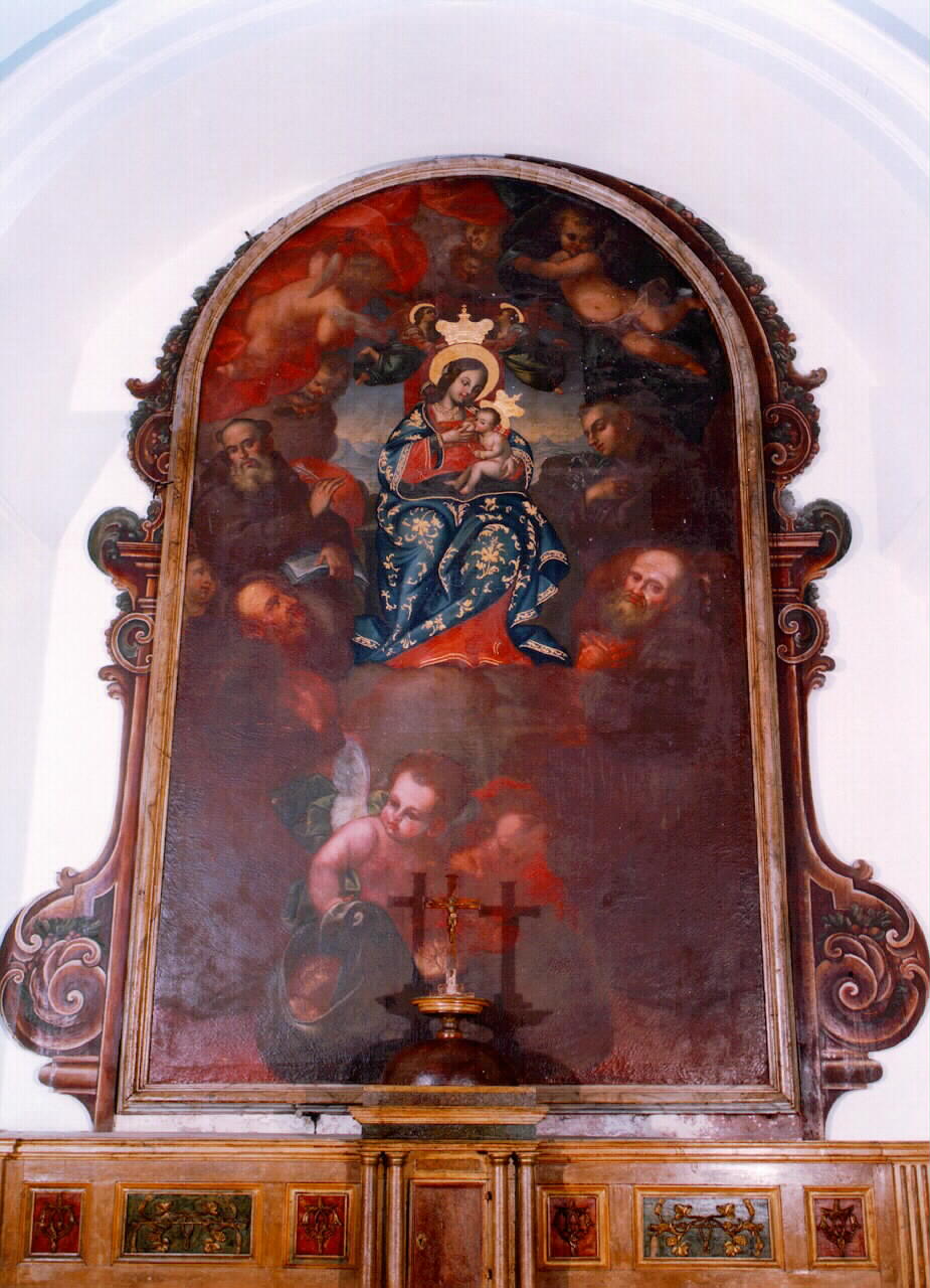 Madonna con Bambino e santi (dipinto) - ambito siciliano (Prima metà sec. XVIII)