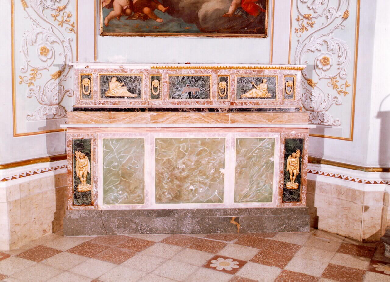 altare - a blocco, serie - ambito siciliano (Seconda metà sec. XIX)