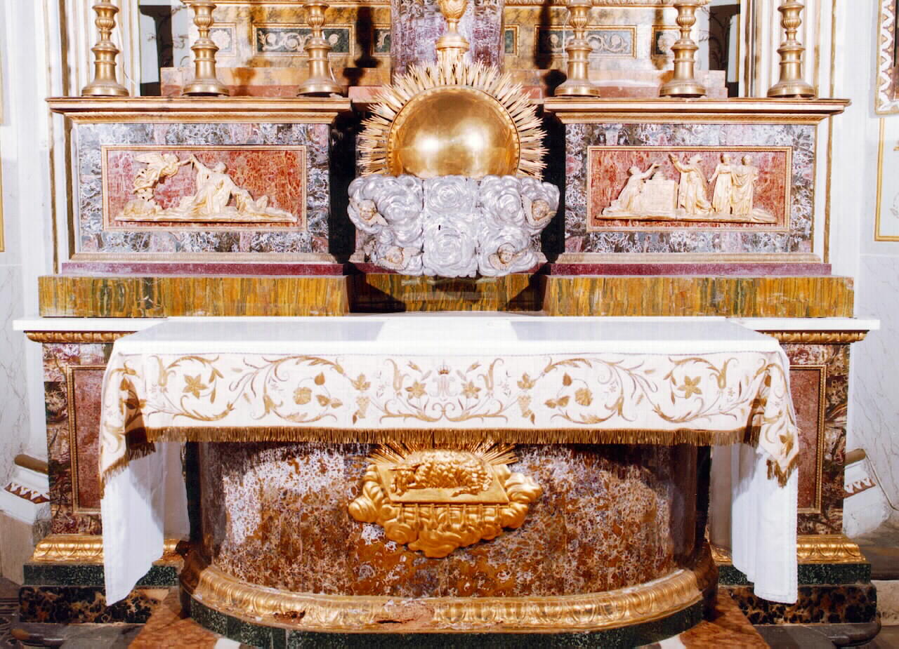 altare maggiore - ambito siciliano (Seconda metà sec. XIX)