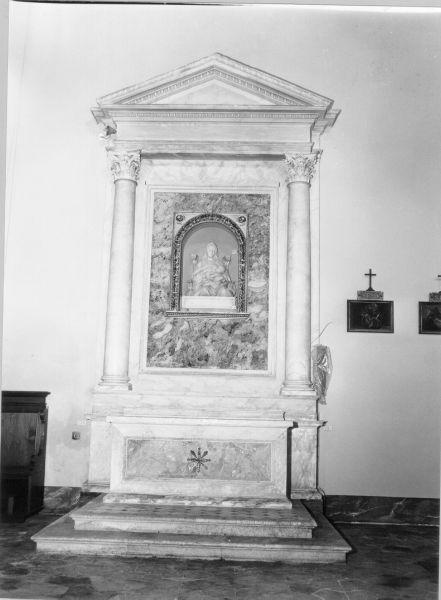 MADONNA DELLA TOSSE, MADONNA IN TRONO CON BAMBINO (rilievo) di Civitali Matteo (seconda metà sec. XV)