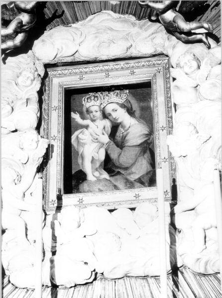 MADONNA CON BAMBINO (dipinto) di Conca Sebastiano (metà sec. XVIII)
