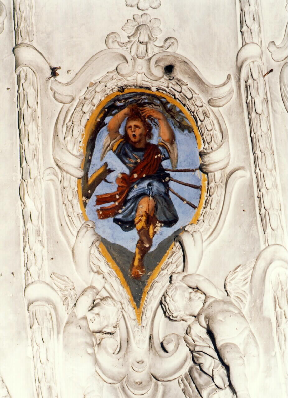 martirio di San Sebastiano (dipinto murale) - ambito siciliano (Seconda metà sec. XIX)