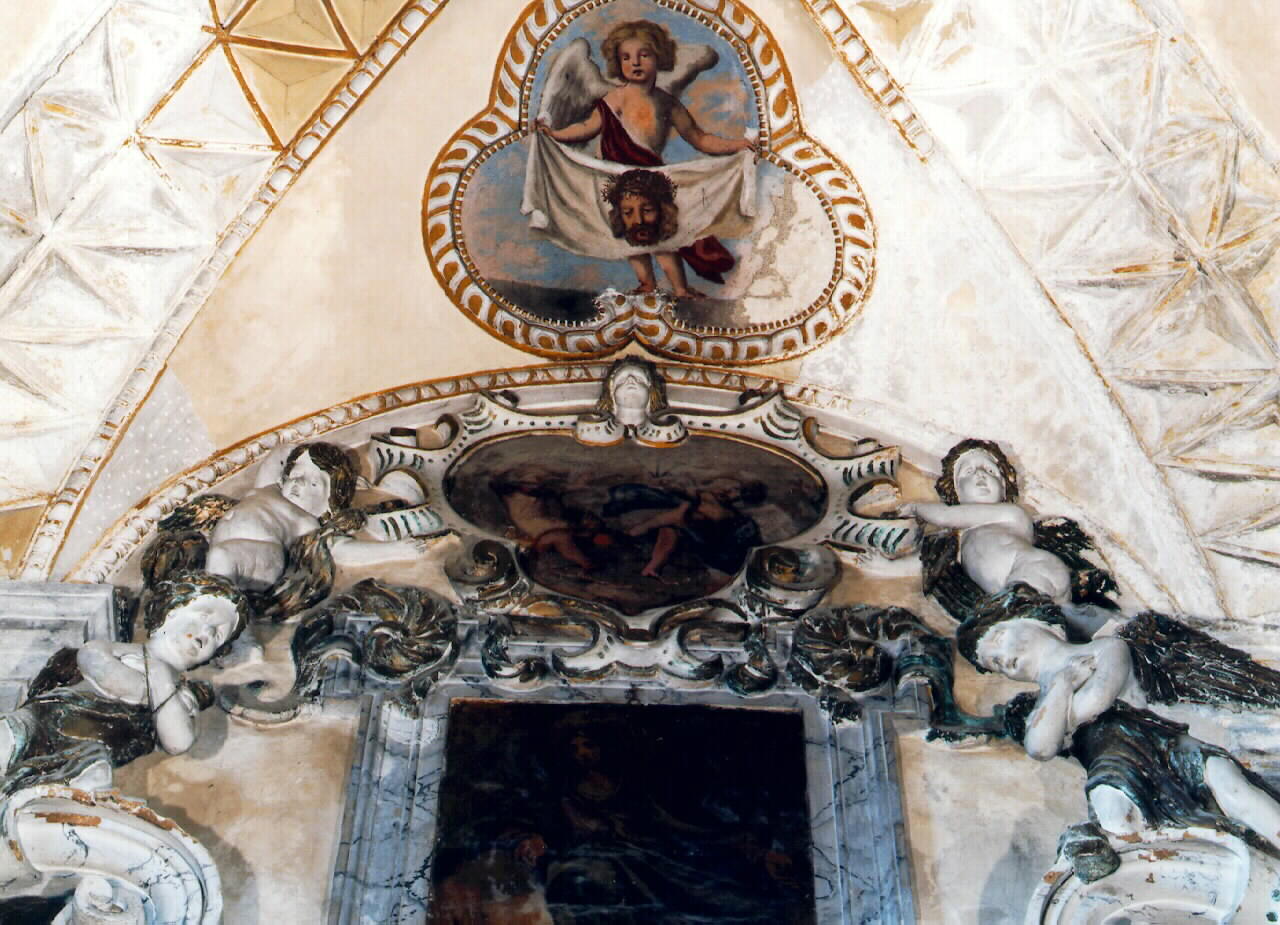 angioletti (dipinto murale) - ambito siciliano (Seconda metà sec. XIX)