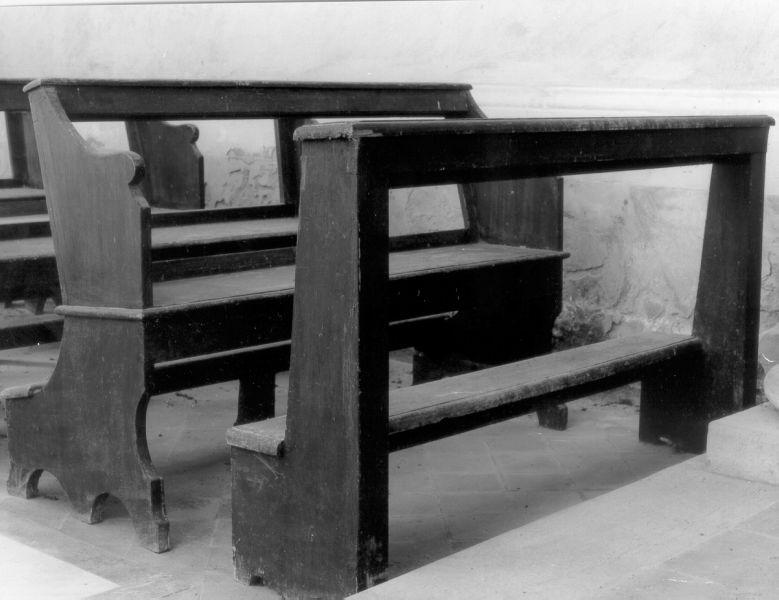 inginocchiatoio - ambito toscano (seconda metà sec. XIX)