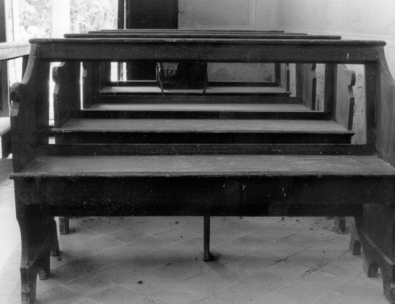 panca, serie - ambito toscano (seconda metà sec. XIX)