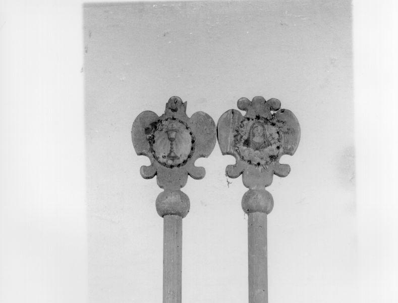 asta di stendardo processionale - bottega toscana (seconda metà sec. XVIII)